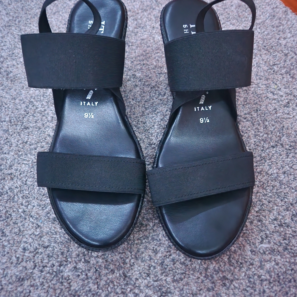 Black Strappy Sandals